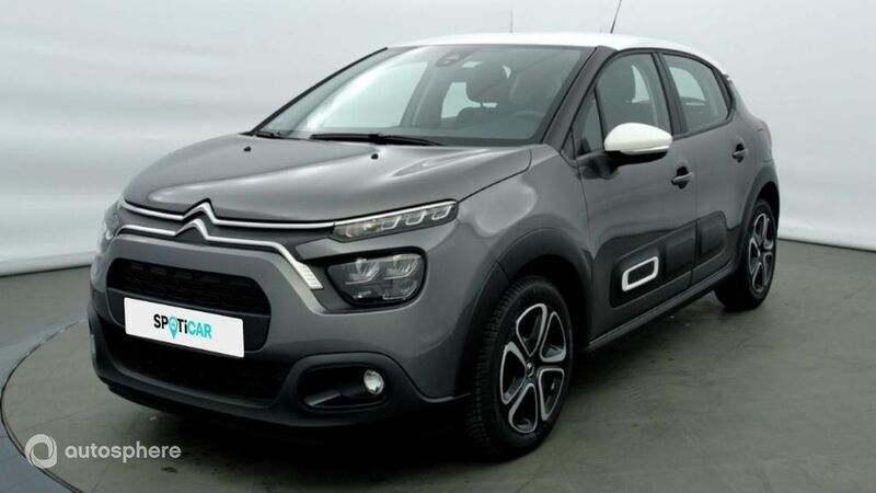 Gris Occasion 2022 Citroën C3 Feel Citadine | 11 503 € (Prix juste) - Image 1/4