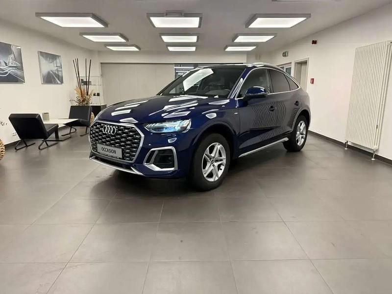 Bleu Utilisé 2021 Audi Q5 Sportback S-Line SUV | 38 900 € - Image 1/4