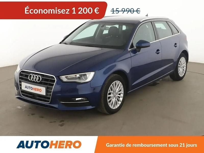 Bleu Utilisé 2014 Audi A3 Sportback Ambiente Berline | 14 490 € (Prix juste) - Image 1/2