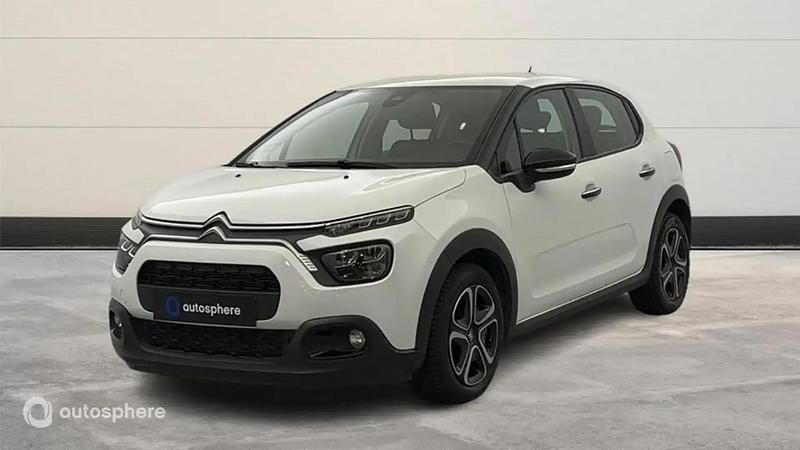 Blanc Utilisé 2022 Citroën C3 PureTech Citadine | 10 999 € (Prix juste) - Image 1/4
