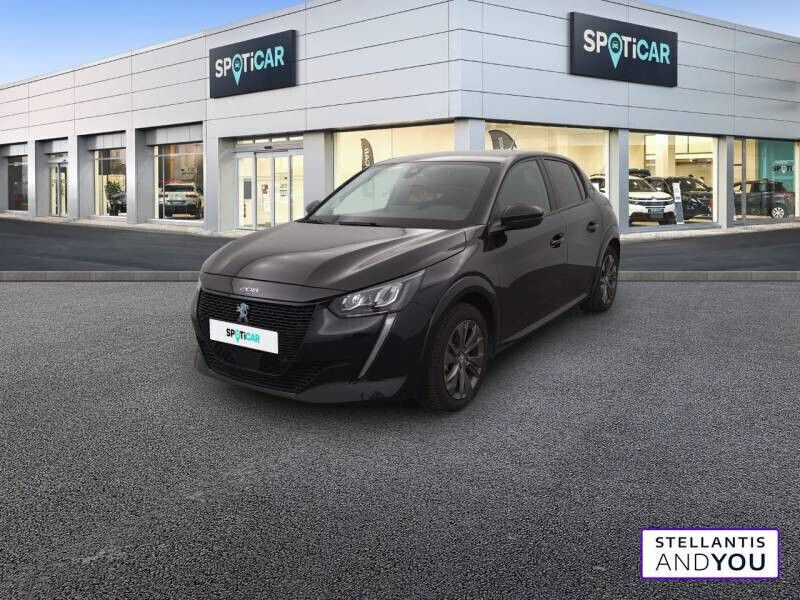 Noir Utilisé 2021 Peugeot e-208 Style Citadine | 13 689 € (Bon prix) - Image 1/4