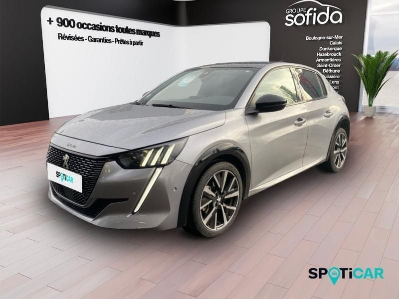 Gris Utilisé 2021 Peugeot 208 GT Citadine | 15 690 € (Prix juste) - Image 1/3