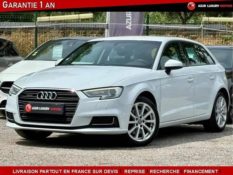 Blanc Utilisé 2019 Audi A3 Sportback Design Berline | 23 990 € (Prix juste) - Image 1/4