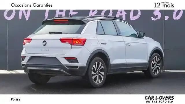 Occasion VW T-Roc 2022 White silver metal toit noir uni SUV