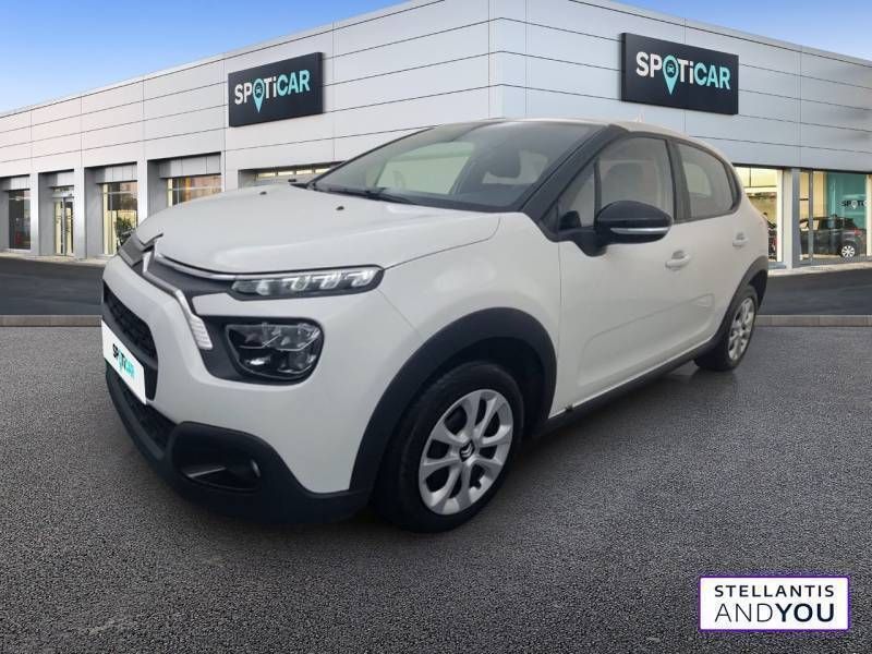 Blanc Utilisé 2022 Citroën C3 Citadine | 11 190 € (Bon prix) - Image 1/3