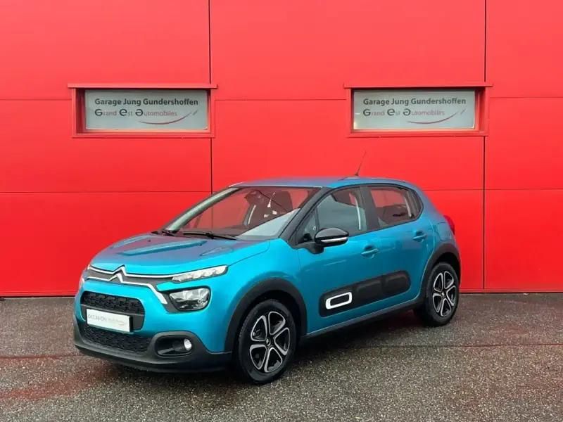 Bleue Utilisé 2023 Citroën C3 PureTech Citadine | 18 990 € - Image 1/2