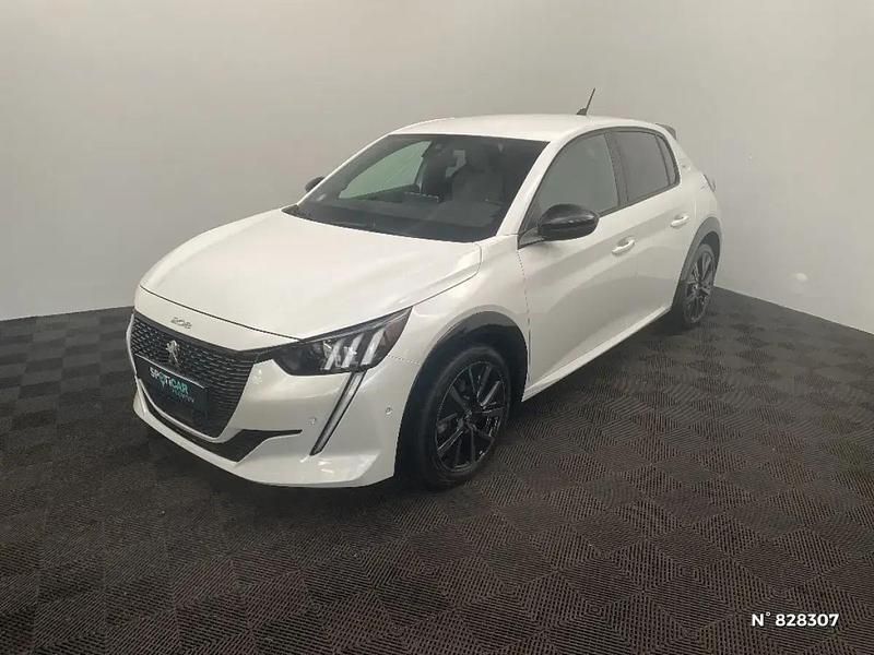 Blanc Utilisé 2021 Peugeot 208 Business-Line Citadine | 14 280 € (Prix juste) - Image 1/4