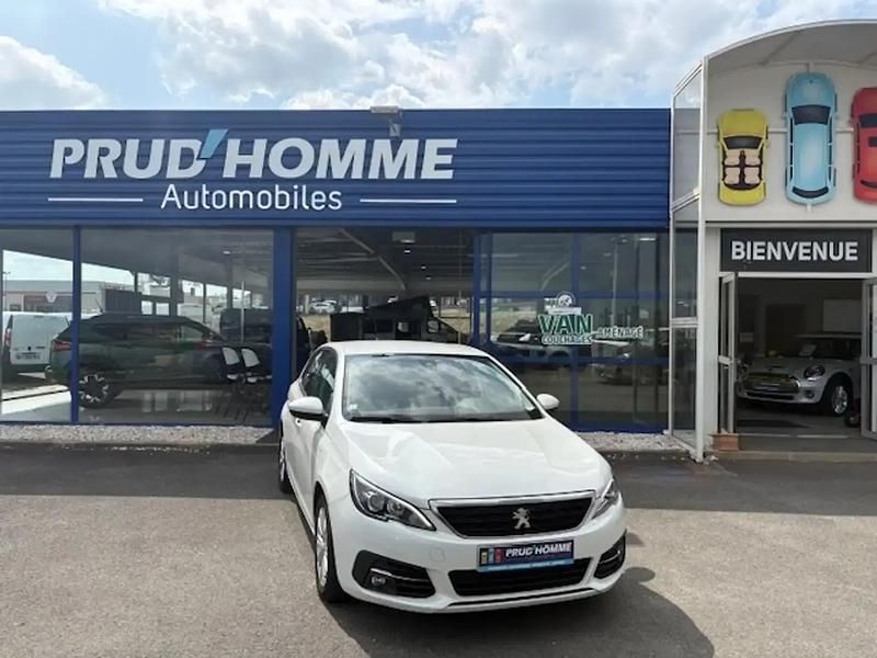 Blanc nacre Occasion 2019 Peugeot 308 Style Berline | 13 990 € (Bon prix) - Image 1/4