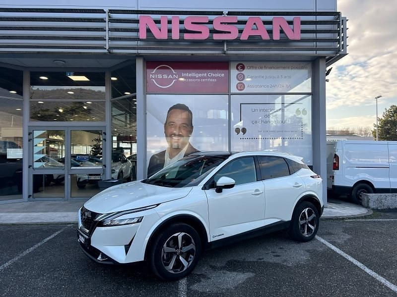 Blanc lunaire (spéciale) Occasion 2023 Nissan Qashqai N-Connecta SUV | 27 995 € (Prix juste) - Image 1/4