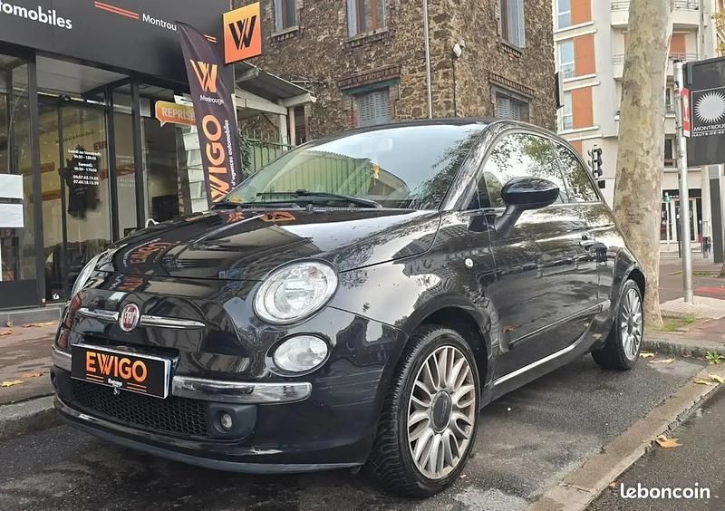 Noir Occasion 2015 Fiat 500C Club Cabriolet | 9 290 € (Prix juste) - Image 1/4