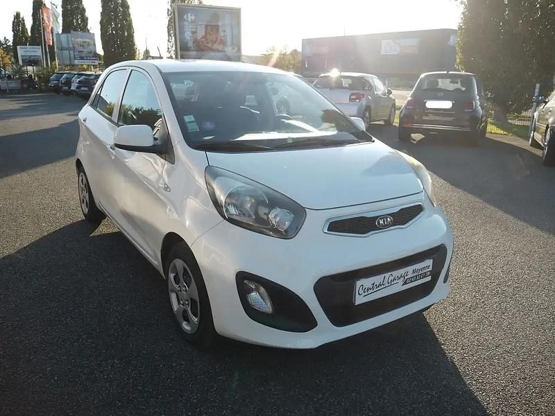 Blanc Utilisé 2013 Kia Picanto Active Citadine | 6 990 € - Image 1/4