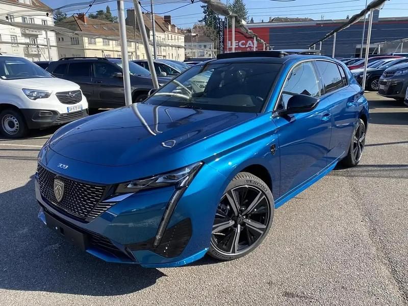 Bleu Nouvelle 2025 Peugeot 308 GT Berline | 28 990 € (Prix juste) - Image 1/4