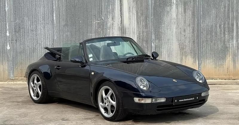Bleu Occasion 1995 Porsche 911 Carrera Cabriolet Cabriolet | 69 900 € - Image 1/4