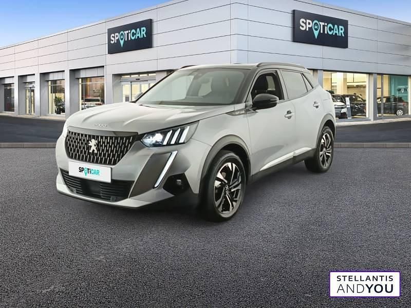 Gris Utilisé 2020 Peugeot 2008 GT-line SUV | 14 590 € (Prix assez cher) - Image 1/4