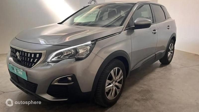 Gris Utilisé 2019 Peugeot 3008 Business-Line SUV | 11 999 € (Prix juste) - Image 1/4