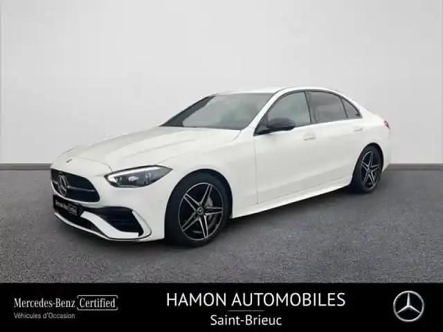 Blanc polaire Utilisé 2024 Mercedes C200 AMG line Berline | 46 970 € (Prix cher) - Image 1/4