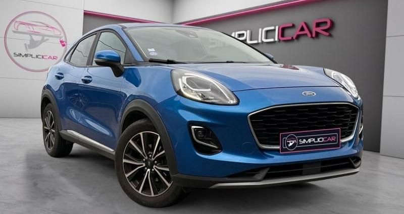 Bleu Utilisé 2021 Ford Puma Titanium Coupé | 16 980 € (Prix juste) - Image 1/4