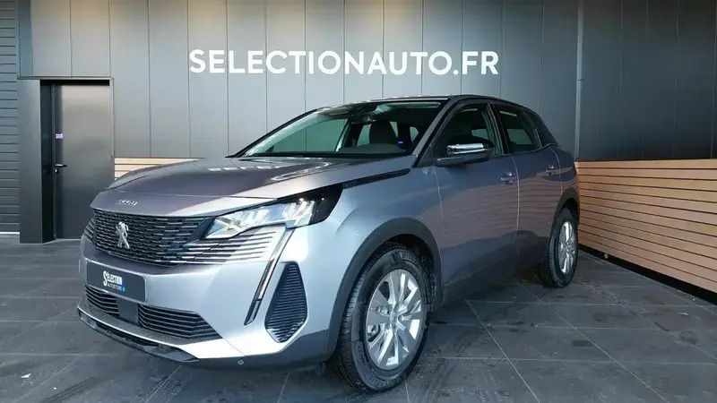 Gris Utilisé 2022 Peugeot 3008 Active SUV | 30 990 € - Image 1/4