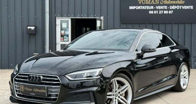 Noir Utilisé 2018 Audi A5 S-Line Coupé | 28 490 € (Bon prix) - Image 1/4
