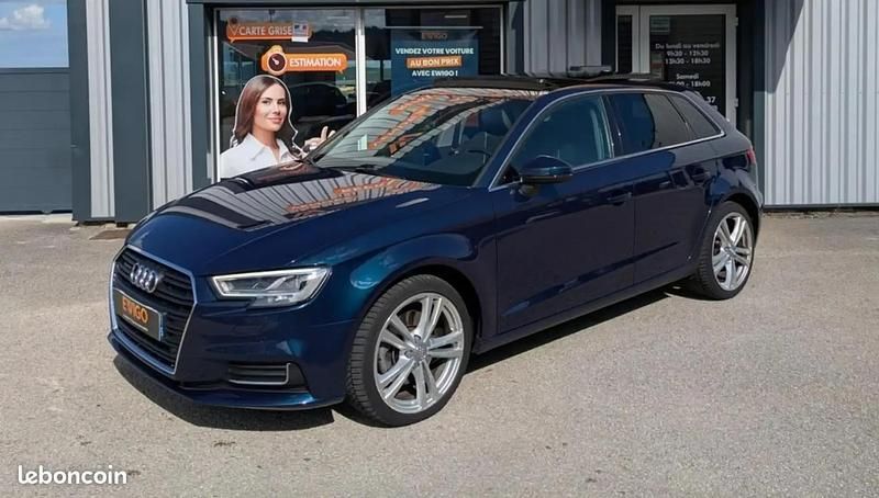 Bleu Utilisé 2017 Audi A3 Design Berline | 20 990 € (Bon prix) - Image 1/4