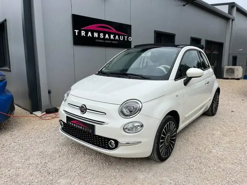 Blanc Utilisé 2019 Fiat 500C Club Cabriolet | 9 490 € (Bon prix) - Image 1/4