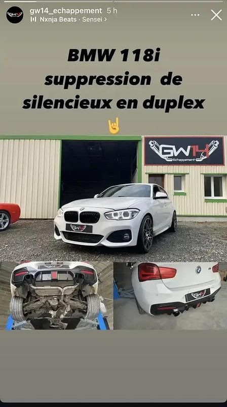 Blanc Utilisé 2016 BMW 118 M Sport Citadine | 18 000 € - Image 1/4