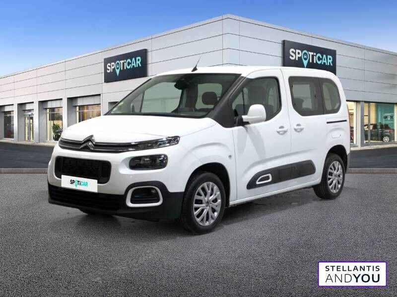 Blanc Utilisé 2021 Citroën Berlingo Feel Monospace | 17 490 € (Prix assez cher) - Image 1/4