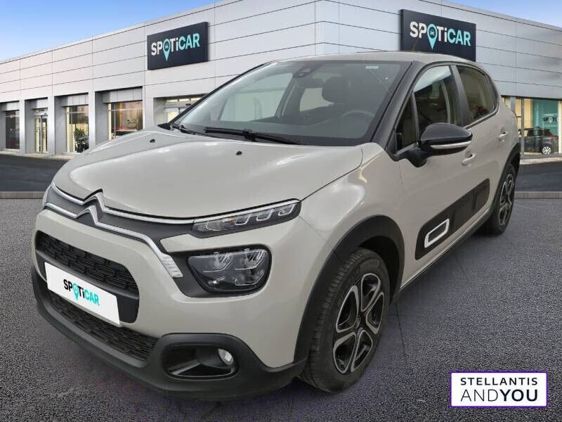 Beige Utilisé 2023 Citroën C3 PureTech Citadine | 12 789 € (Prix juste) - Image 1/4