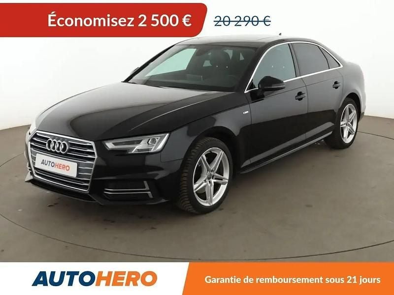 Noir Occasion 2017 Audi A4 S-Line Berline | 17 790 € (Bon prix) - Image 1/2