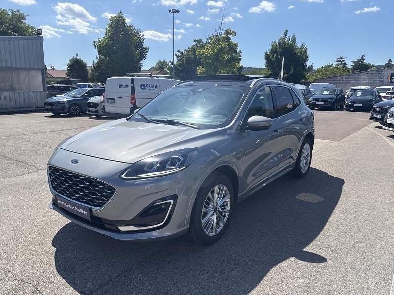 Gris solar mã©tallisã©e Utilisé 2021 Ford Kuga Vignale SUV | 23 999 € (Prix juste) - Image 1/4