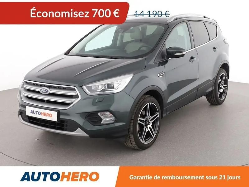 Vert Utilisé 2018 Ford Kuga Titanium SUV | 13 490 € (Prix juste) - Image 1/2