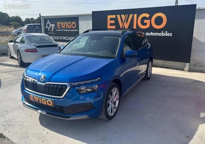 Bleu Utilisé 2019 Skoda Kamiq Style SUV | 14 989 € (Prix juste) - Image 1/4