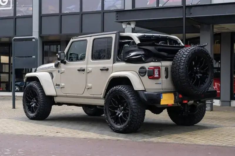 Occasion Jeep Wrangler Unlimited Rubicon 381 ch (280 kW) 2022 Beige SUV