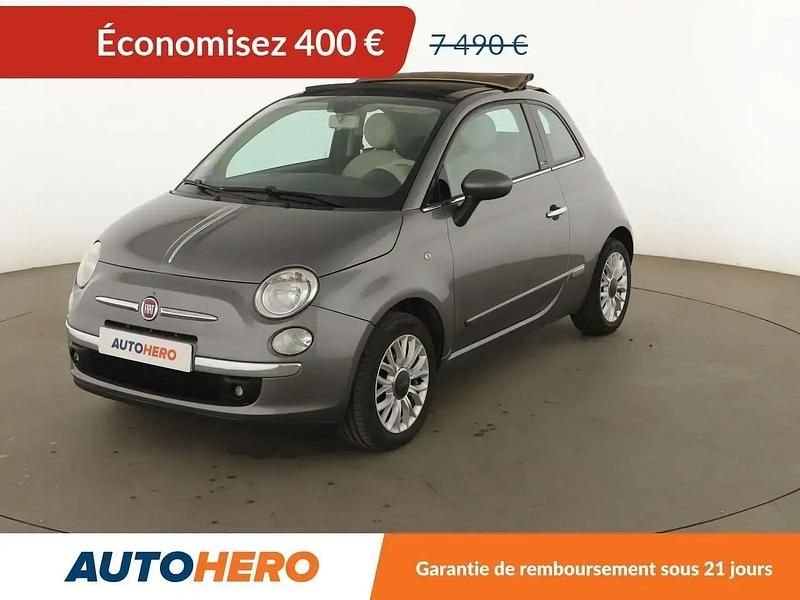 Gris Utilisé 2014 Fiat 500C Lounge Cabriolet | 7 090 € (Prix cher) - Image 1/2