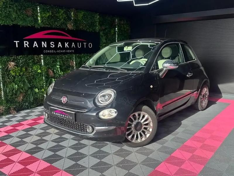 Noir Occasion 2016 Fiat 500 Lounge Citadine | 6 490 € (Bon prix) - Image 1/4