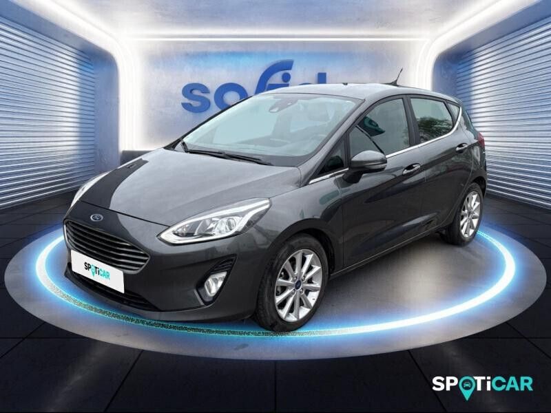 Gris Utilisé 2019 Ford Fiesta Titanium Citadine | 11 590 € (Prix juste) - Image 1/4