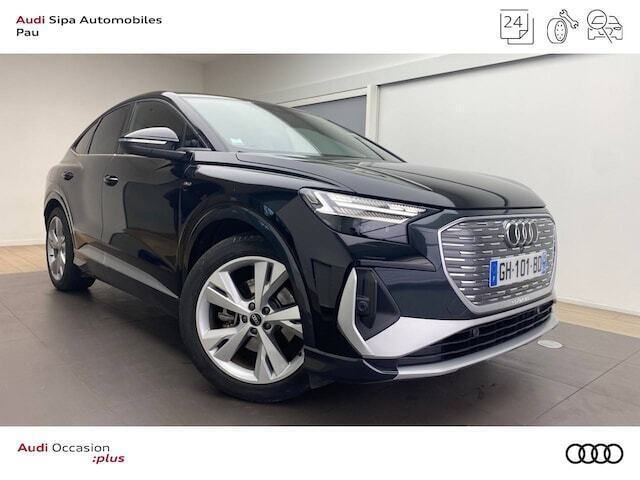 Noir Utilisé 2022 Audi Q4 Sportback e-tron Advanced Plus SUV | 39 900 € (Prix juste) - Image 1/4