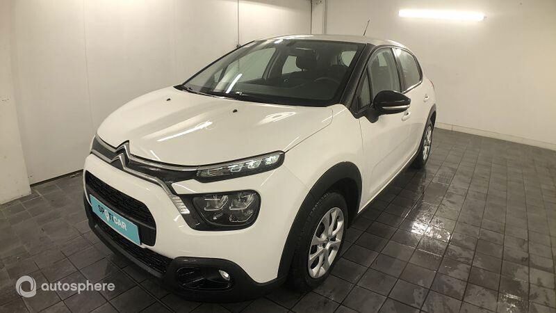 Blanc Utilisé 2023 Citroën C3 Shine Citadine | 14 499 € (Prix juste) - Image 1/4