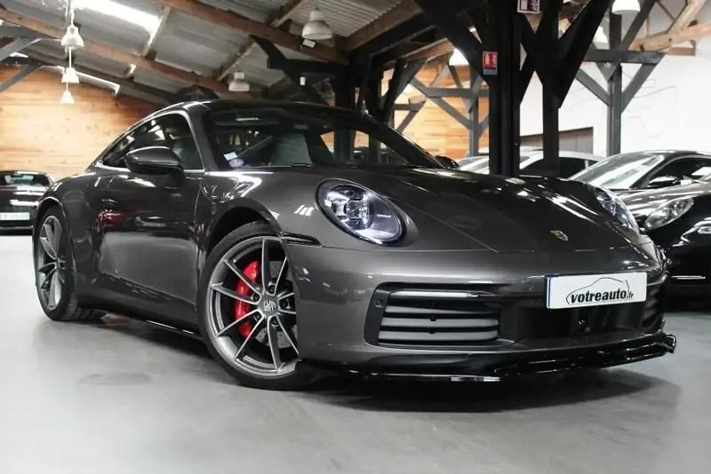 Gris Utilisé 2019 Porsche 911 Carrera 4S Coupé | 143 800 € (Prix assez cher) - Image 1/4
