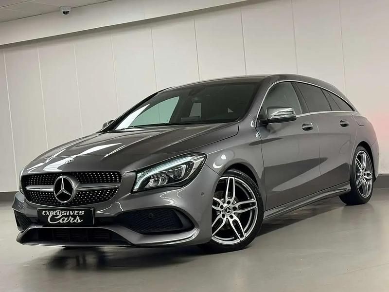 Gris Occasion 2019 Mercedes CLA200 Shooting Brake AMG line Break | 19 900 € (Super prix) - Image 1/4