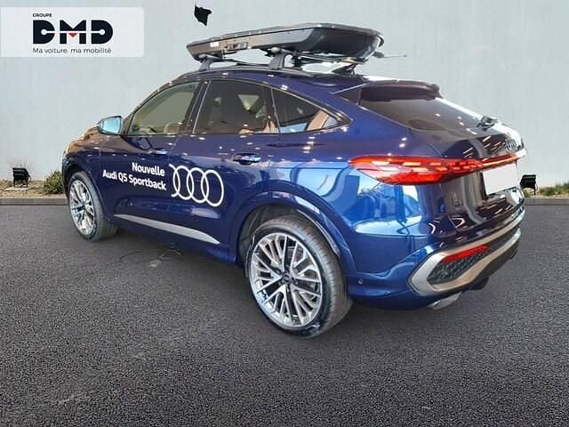 Nouvelle Audi Q5 Sportback S-Line 204 ch (150 kW) 2025 Bleu navarre métallisé SUV