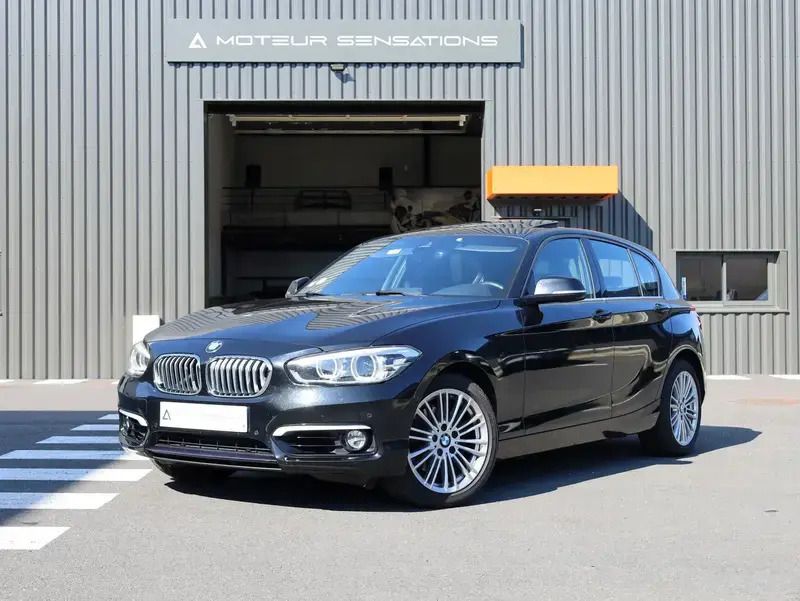Noir Utilisé 2018 BMW 120 Sport Line Citadine | 20 890 € (Bon prix) - Image 1/4