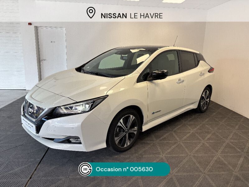 Blanc Utilisé 2018 Nissan Leaf Citadine | 12 900 € (Prix assez cher) - Image 1/4