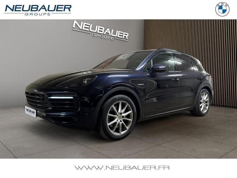 Bleu moonlight métallisée Utilisé 2021 Porsche Cayenne SUV | 73 990 € (Super prix) - Image 1/4