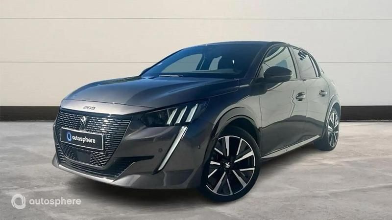 Gris Utilisé 2022 Peugeot 208 GT Citadine | 14 499 € (Prix juste) - Image 1/4