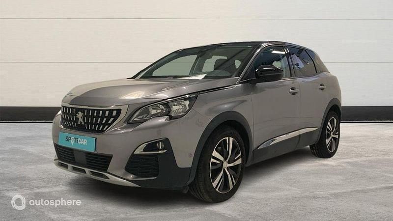 Gris Utilisé 2016 Peugeot 3008 Allure SUV | 13 499 € (Prix juste) - Image 1/4