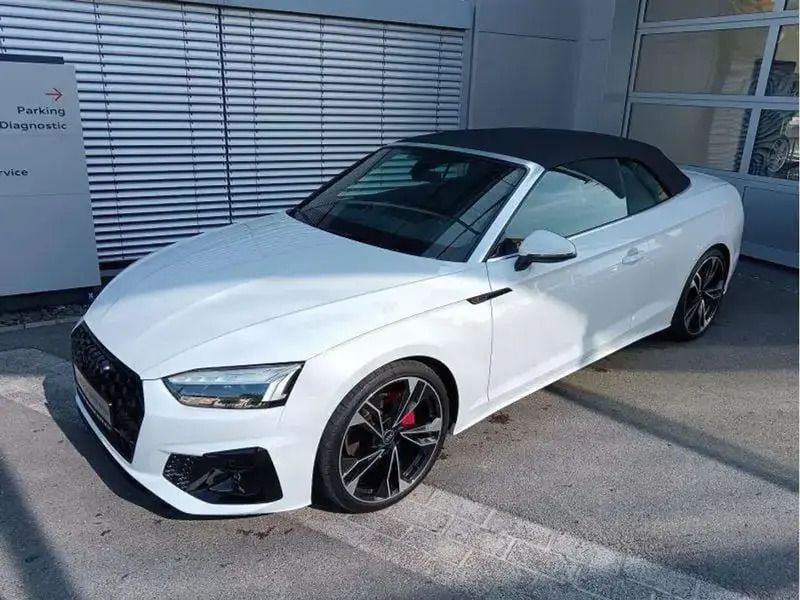 Blanc Utilisé 2023 Audi A5 Cabriolet S-Line Cabriolet | 53 900 € (Prix cher) - Image 1/4