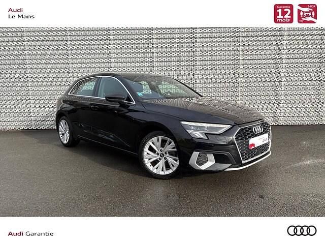 Occasion Audi A3 Design 150 ch (110 kW) 2022 Noir mythe métallisé
