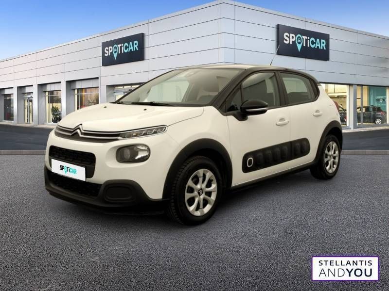 Noir Utilisé 2019 Citroën C3 Feel Citadine | 9 990 € (Prix juste) - Image 1/3