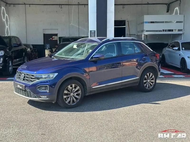 Bleu Utilisé 2020 VW T-Roc SUV | 23 490 € (Prix juste) - Image 1/4
